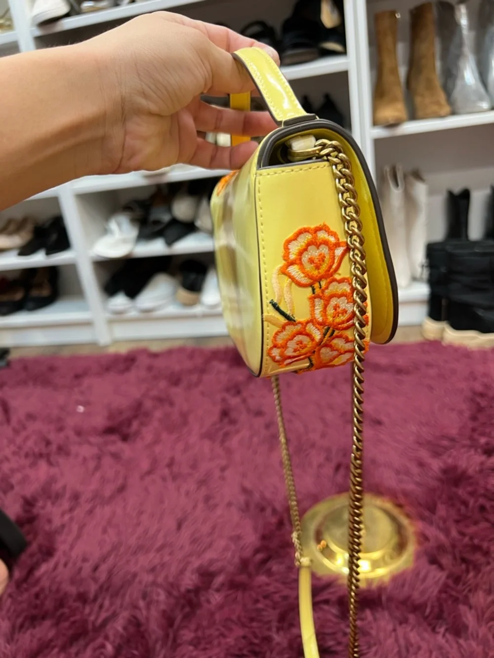 🔥🔥 Tory Burch brand new 2 way bag with beautiful embroidery - Picture 6 of 12